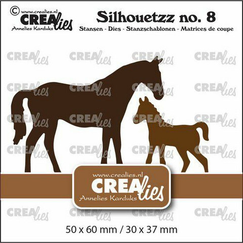 Crealies stanssisetti Mare and Foal