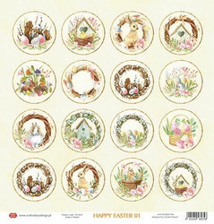 Craft & You skräppipaperi Happy Easter 01