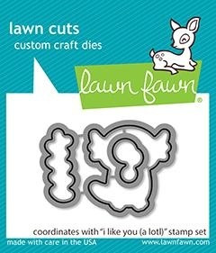 Lawn Fawn stanssi I Like You (A Lotl)