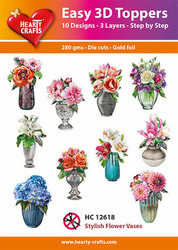 Valmiiksi leikattuja 3D kuvia, Stylish Flower Vases