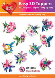 Valmiiksi leikattuja 3D kuvia, Hummingbirds