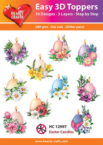 Valmiiksi leikattuja 3D kuvia, Easter Candles