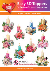 Valmiiksi leikattuja 3D kuvia, Congratulations Candles
