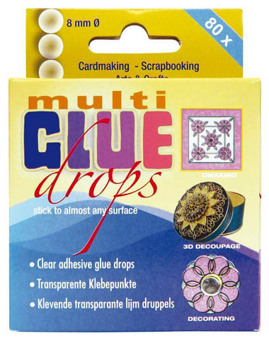 Jeje Multi Glue Drops -liimapisarat, 8 mm, 80 kpl
