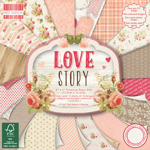 First Edition paperipakkaus Love Story
