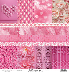 Bella! skräppipaperi Pink Lady