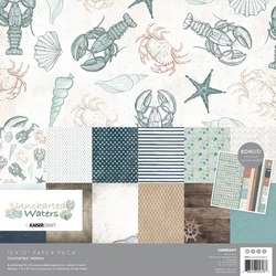 Kaisercraft paperipakkaus Uncharted Waters, 12