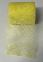 Sizoflor -kuitusilkki, 8 cm x 1 m, keltainen