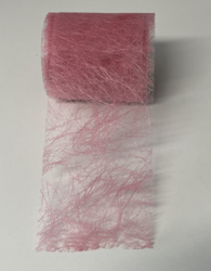 Sizoflor -kuitusilkki, 8 cm x 1 m, vaaleanpunainen