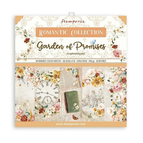 Stamperia paperipakkaus Garden of Promises, 12