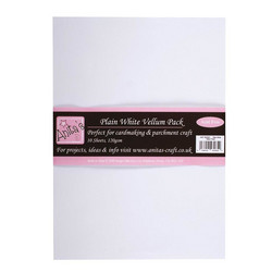 Anita's A4 Parchment Vellum -kuultopaperi, valkoinen, 120 g
