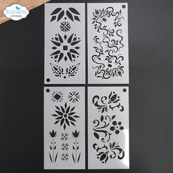 Elizabeth Craft Designs Art Journal sapluunasetti Floral