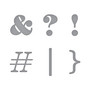 Spellbinders stanssisetti Be Bold Punctuation & More