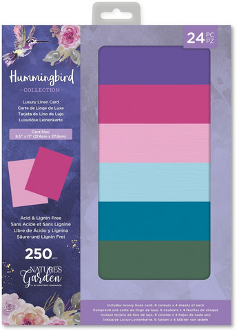 Crafter's Companion Hummingbird Luxury Linen -kartonkipakkaus