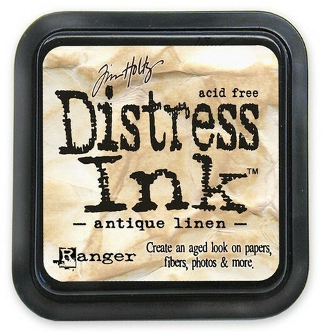 Distress mustetyyny, sävy Antique Linen