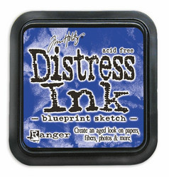 Distress mustetyyny, sävy Blueprint Sketch