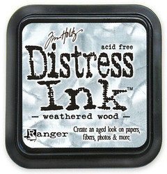 Distress mustetyyny, sävy Weathered Wood