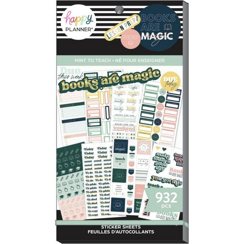 Mambi Happy Planner Value Pack -tarrapakkaus Mint To Teach