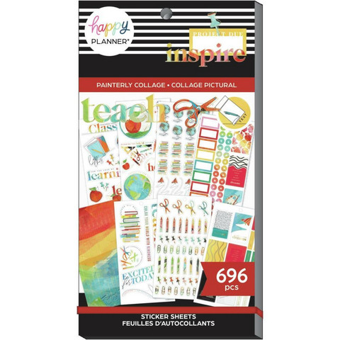Mambi Happy Planner Value Pack -tarrapakkaus Painterly Collage