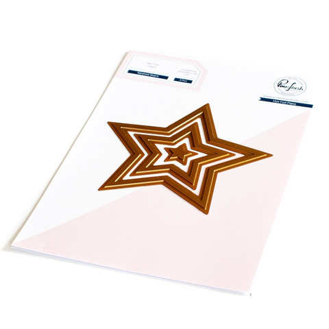 Pinkfresh Studio Hot Foil -kuviolevy Nested Stars