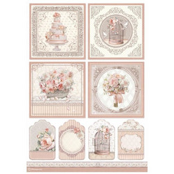 Stamperia riisipaperi You and Me, Cards