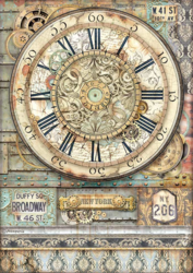 Stamperia riisipaperi Sir Vagabond Aviator, Clock