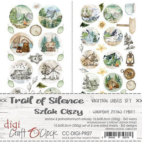 Craft O'clock paperipakkaus Trail of Silence