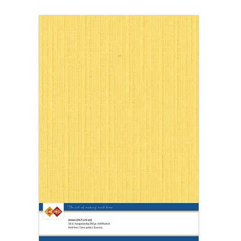 Card Deco kartonkipakkaus, A4, Ochre, 10 kpl