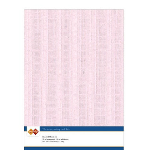 Card Deco kartonkipakkaus, A4, Light Pink, 10 kpl
