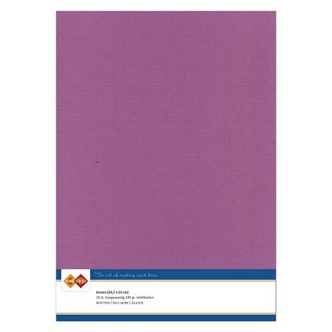 Card Deco kartonkipakkaus, A4, Aubergine, 10 kpl