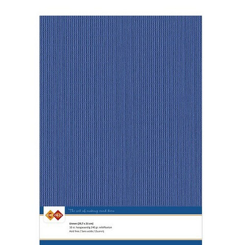 Card Deco kartonkipakkaus, A4, Ultramarine, 10 kpl