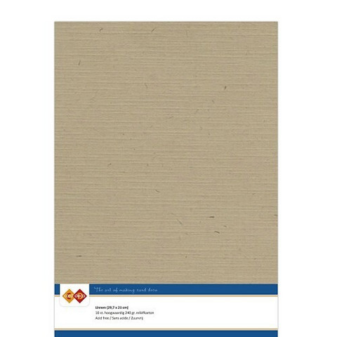 Card Deco kartonkipakkaus, A4, Kraft Cappuccino, 10 kpl