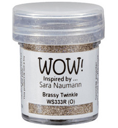 Wow! Embossing Glitters -kohojauhe, sävy Brassy Twinkle by Sara Naumann (O)