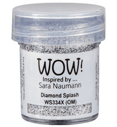 Wow! Embossing Glitters -kohojauhe, sävy Diamond Splash by Sara Naumann (OM)