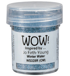 Wow! Embossing Glitters -kohojauhe, sävy Winter Water by Jo Firth-Young (OM)