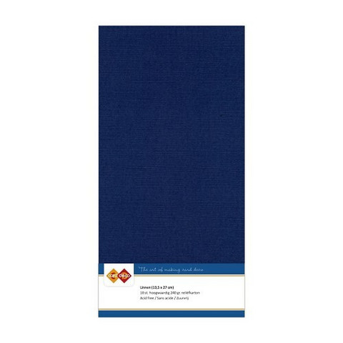 Card Deco kartonkipakkaus, 13.5 x 27 cm, Dark Blue, 30kpl