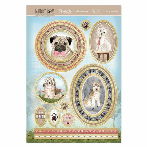 Hunkydory Muddy Paws Luxury Topper -pakkaus, You're Pawsome!