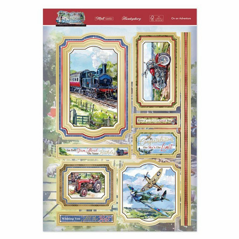 Hunkydory Picturesque Pastimes Luxury Topper -pakkaus, On An Adventure