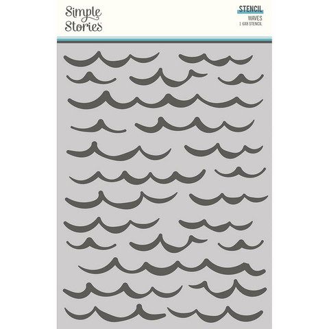 Simple Stories sapluuna Waves