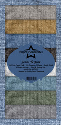 Paper Favourites Jeans Texture -paperipakkaus, Slim Line