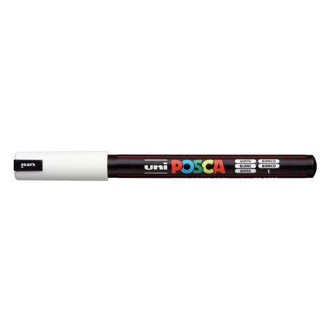 POSCA Ultra-Fine Paint Marker -kynä PC-1MR, valkoinen