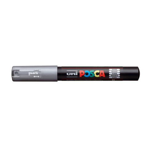 POSCA Extra-Fine Paint Marker -kynä PC-1M, hopea