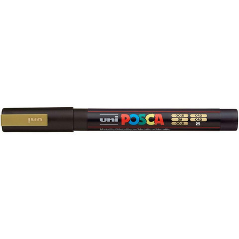 POSCA Fine Paint Marker -kynä PC-3M, kulta