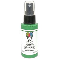 Dina Wakley Media Gloss Spray -suihke, sävy Evergreen, 56 ml