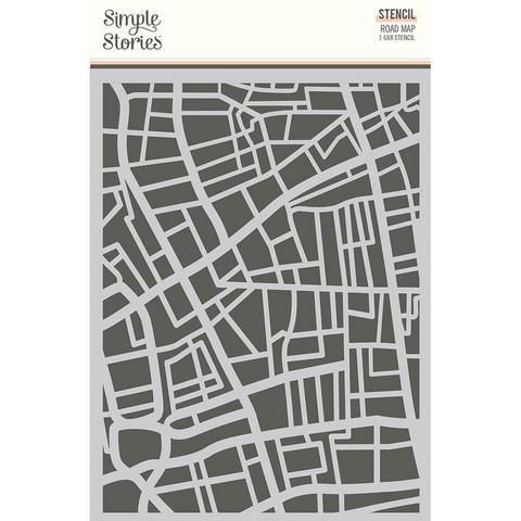 Simple Stories sapluuna Road Map