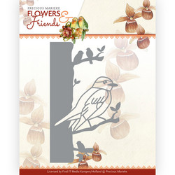 Precious Marieke Flowers and Friends stanssi Birds Edge