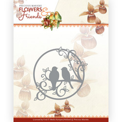 Precious Marieke Flowers and Friends stanssi Circle with Birds