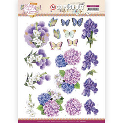 Jeanine's Art Perfect Butterfly Flowers 3D-kuvat Hydrangea