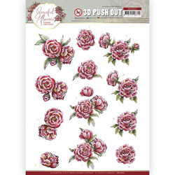 Yvonne Creations Graceful Flowers 3D-kuvat Pink Roses