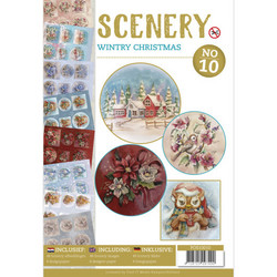 Push Out -kirja Scenery Wintry Christmas